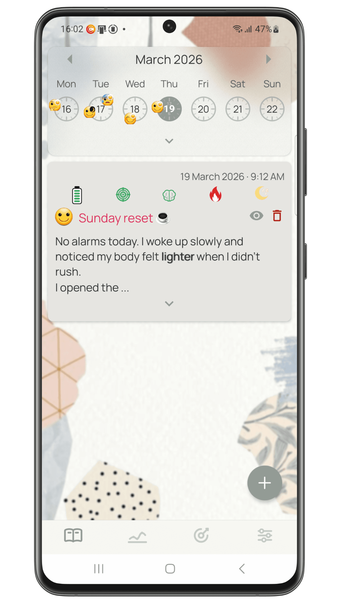 pastel-collage theme preview
